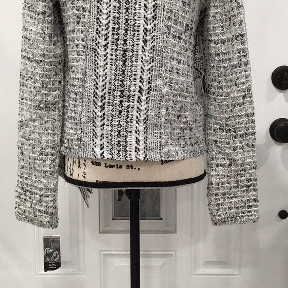 🆕 INC Tweed Blazer Open Front Long Sleeves - Picture 10 of 11